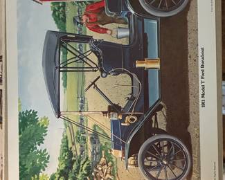 1911 Ford Model T Runabout Print by John M. Peckham