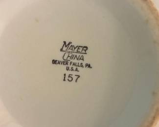 Mayer China Restaurant Ware Bowl