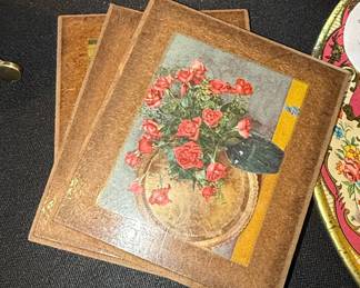 Floral Print Coasters