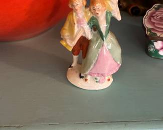 Occupied Japan Porcelain Dancing Couple Figurine