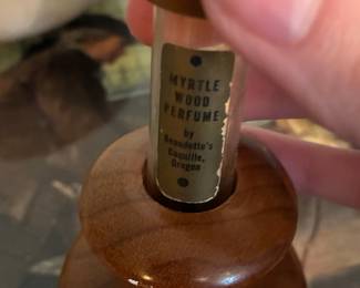 Beaudette's Myrtlewood Perfume Bottle