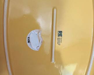 Room Essentials Yellow Stoneware Oval Platter