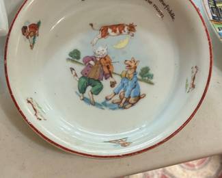 L.G. & Co. Nursery Rhyme Cereal Bowl - Hey Diddle Diddle
