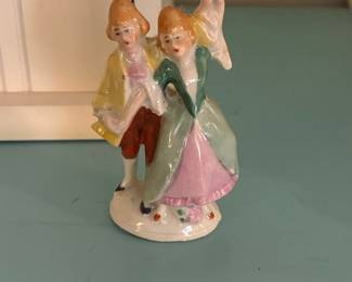 Occupied Japan Porcelain Dancing Couple Figurine