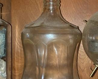 Vintage Paneled Glass Decanter