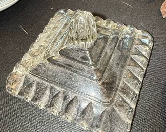 Jeannette Glass Square Wedding Box Lid