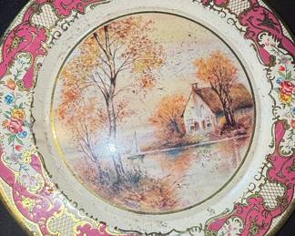 Decorative Metal Serving Tray