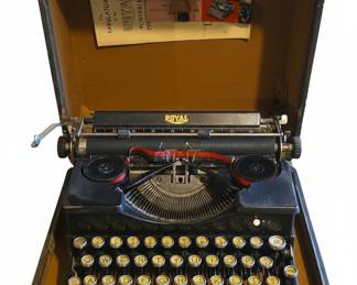 Royal Portable Typewriter with Case