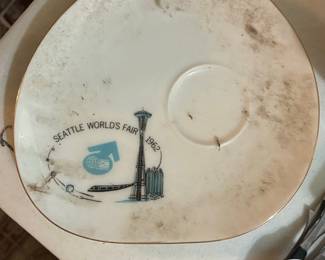 Westminster China Seattle World's Fair 1962 Saucer