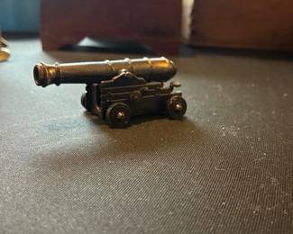 Vintage Penncraft Miniature Cast Iron Cannon