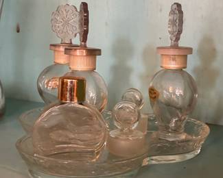 Avon "Million" Cologne Bottle with Tray
