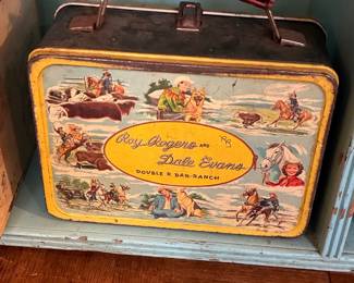 1954 Roy Rogers and Dale Evans Double R Bar Ranch Lunchbox with Thermos
