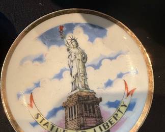 Statue of Liberty Commemorative Porcelain Plate
