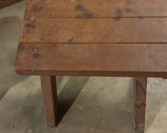 Rustic Wooden Utility Bench
