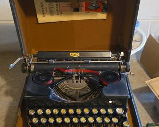 Royal Portable Typewriter with Case
