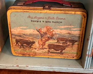 1954 Roy Rogers and Dale Evans Double R Bar Ranch Lunchbox with Thermos