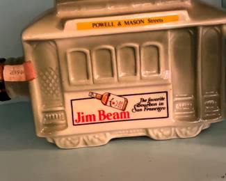 Jim Beam Powell & Mason Streets Cable Car Decanter