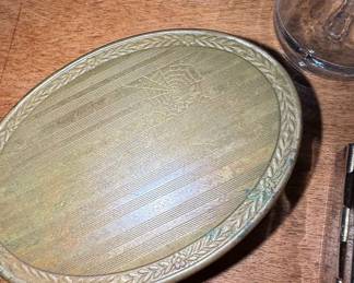 Vintage Art Deco Spiderweb Motif Compact