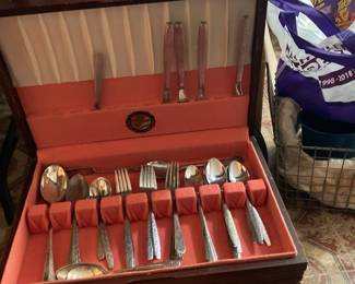 1881 Rogers Silverplate Flatware Set