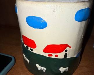Vintage Hand-Painted Nesting Mixing Bowls