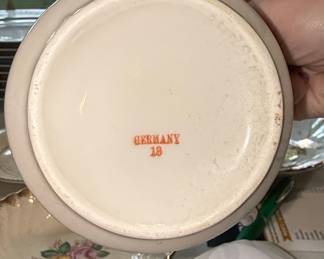 Antique RS Germany Hand Painted Floral Porcelain Creamer