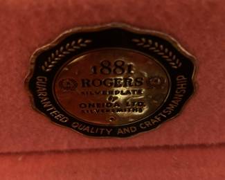 1881 Rogers Silverplate Flatware Set