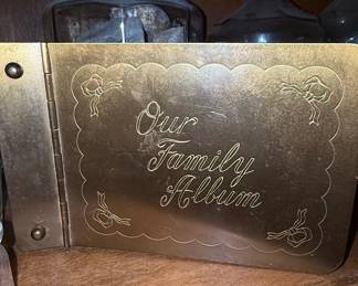 Brass 'Our Family Album' Photo Album