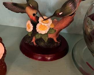 Artmark Hummingbird and Flower Figurine