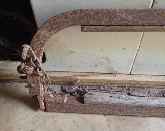 Antique Horse-Drawn Scraper or Road Drag