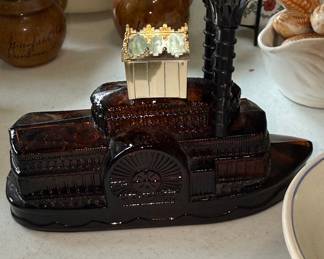 Avon 'Side Wheeler' After Shave Decanter