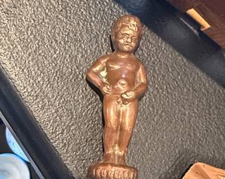 Manneken Pis Figurine - Brass Souvenir