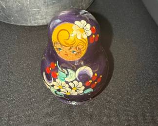 Doll (Single Piece) - Hand-Painted Floral Motif