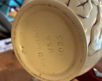 Red Wing Pottery Magnolia Vase, Model 1012