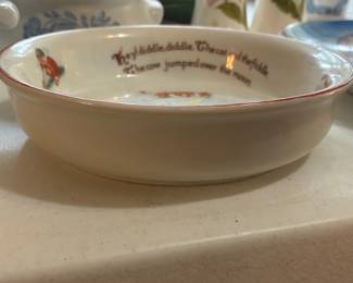 L.G. & Co. Nursery Rhyme Cereal Bowl - Hey Diddle Diddle