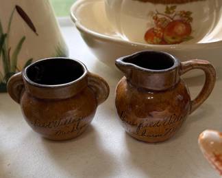 Greenfield Village Souvenir Creamer and Sugar Set