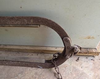 Antique Horse-Drawn Scraper or Road Drag