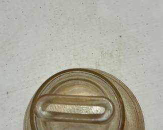 Anchor Hocking Liberty Bell Coin Bank