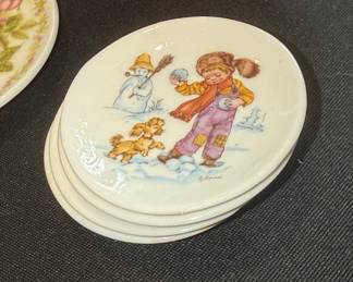 Hummel Goebel Miniature Plates (Set of 4)