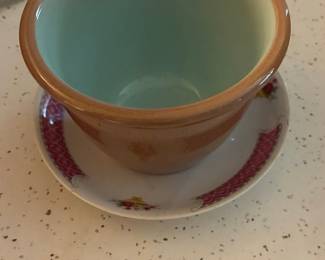 Taylor Smith & Taylor Chateau Buffet Custard Cup and Saucer Set