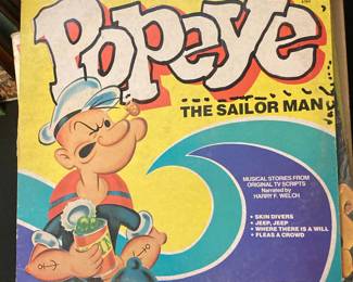 Popeye the Sailor Man Peter Pan Records 8184 Vinyl Record
