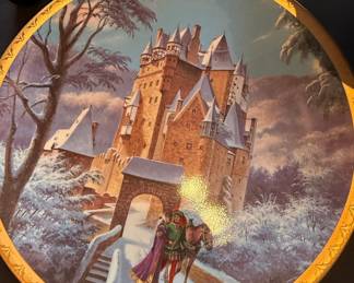 Bradford Exchange 'The Castle' Collector Plate by Danelle Burt