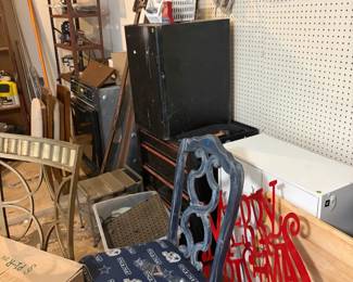 Chemical Safe - chairs- tool box