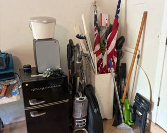 Mini Fridge - Shark Vacuum - Tools