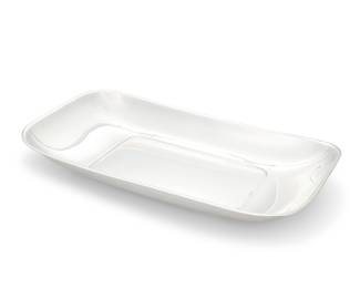 3209 A Reed & Barton sterling silver 'Hostess' bread tray Mid-20th century With factory mark for sterling and numbered: X271 Height 1 1/2 in., width 5 3/4 in., depth 11 in. 8.3 oz. troy approximately Estimate: $400 - $600