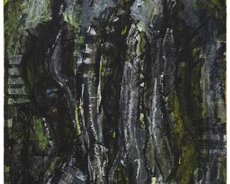 3121 Vladimir Cora (b. 1951) Three figures Oil on paperboard Signed lower right: Vladimir Cora. 8 x 8 in. Estimate: $400 - $600