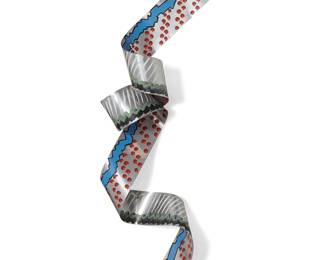 3020 Mary Chabre (20th Century) Untitled ribbon, 2018 Painted aluminum Signed and dated: M Chabre Length 8 ft. 1 in., width 6 in., dimensions variable Estimate: $200 - $400