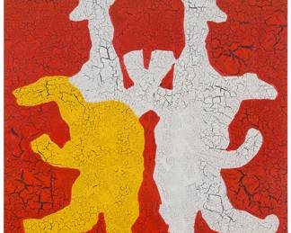 3366 After Ed Moses (1926-2018) An Ace Gallery Ed Moses exhibition poster Offset lithograph in colors on glossy poster paper Unsigned Image/Sheet: 39 x 27 in. Estimate: $300 - $500