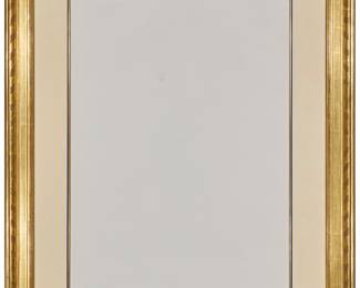 3026 A carved giltwood frame Late 20th/early 21st century Rabbet 48 x 35 7/8 in.; overall height 55 1/4 in., with 42 3/4 in., depth 1 5/8 in. Estimate: $400 - $600