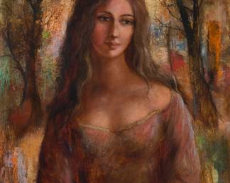 3166 Guy Cambier (1923-2008) Portrait of a woman, 1969 Oil on canvas Signed and dated lower left: Guy Cambier 69 32 x 24 in. Estimate: $300 - $500
