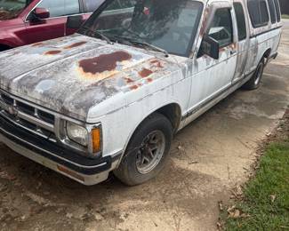 Available for scrap. Make an offer. None of the vehicles shown are running.